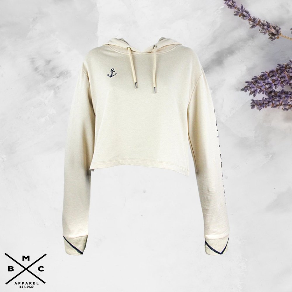 Kids/Youths Montauk Beach Club Youth Hoodie Cream S-XL